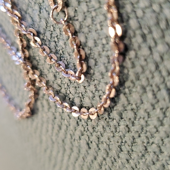 Vintage 925 Silver Necklace, Sweet SUPER Unique Chain, 22 Inches - Picture 9 of 9